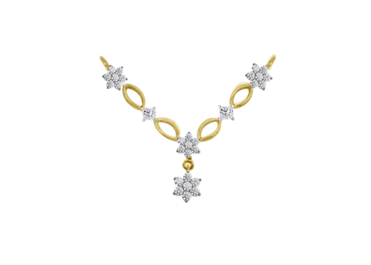 Gold Plated | CZ Studded Pendant Sets